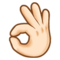 OK Hand - Light emoji on Samsung